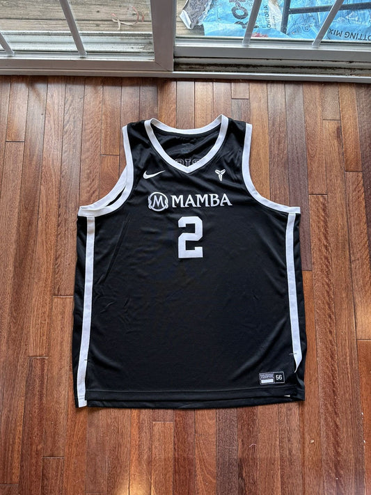 Nike Womens  Gigi Kobe Bryant Mambacita Jersey Black - Black - Size XXL - Front View