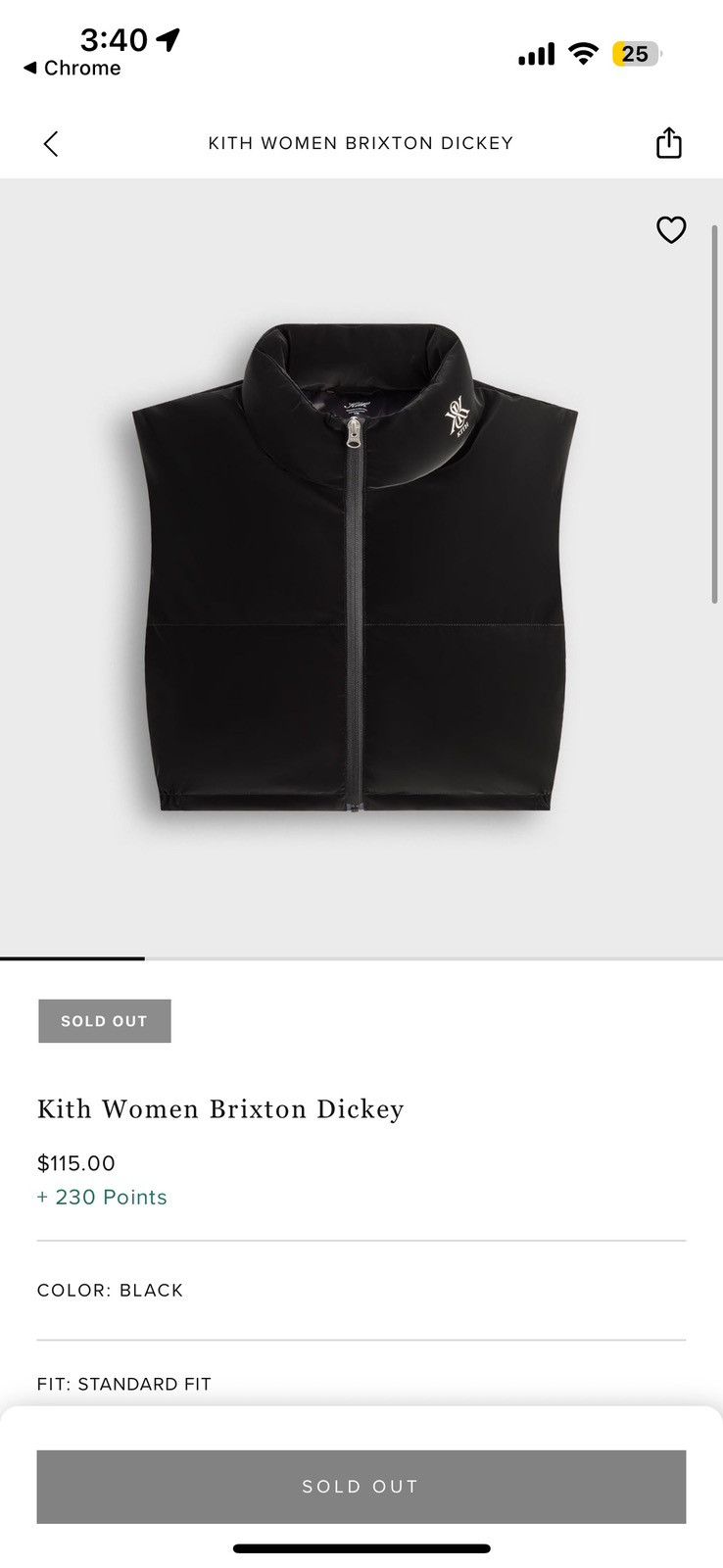 Kith Women Brixton Dickey Vest Black Size - Black - Size L - View 9