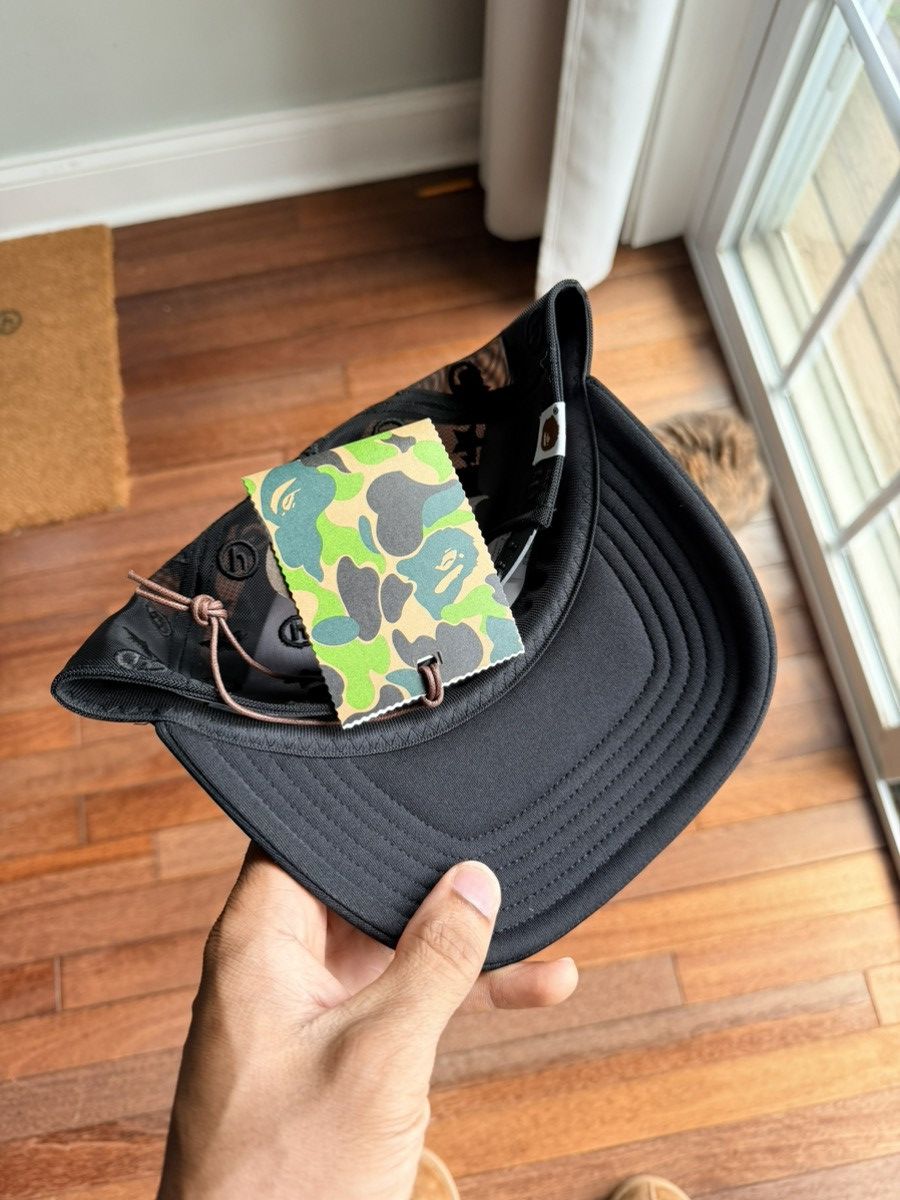 Bape X Hidden  Sta Mesh Cap - Black - Size OS - Tag/Label