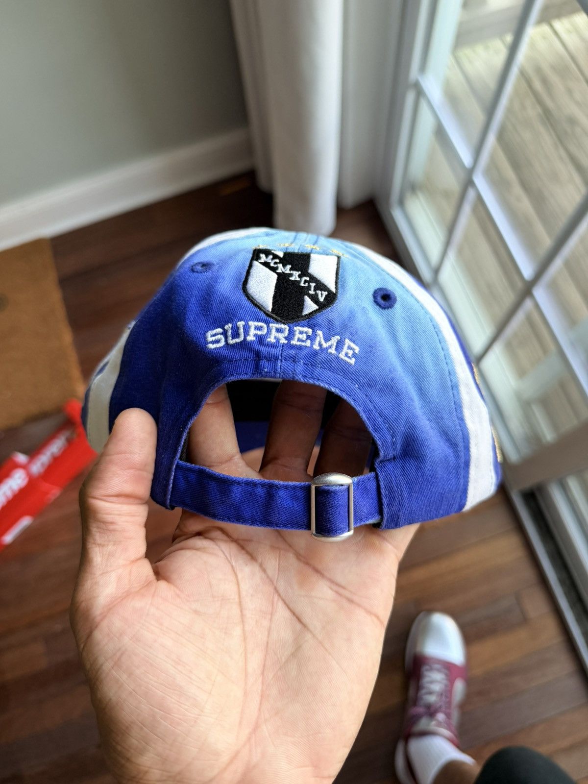 Supreme Fiji 6 Panel Hat Blue - Blue - Size OS - View 5