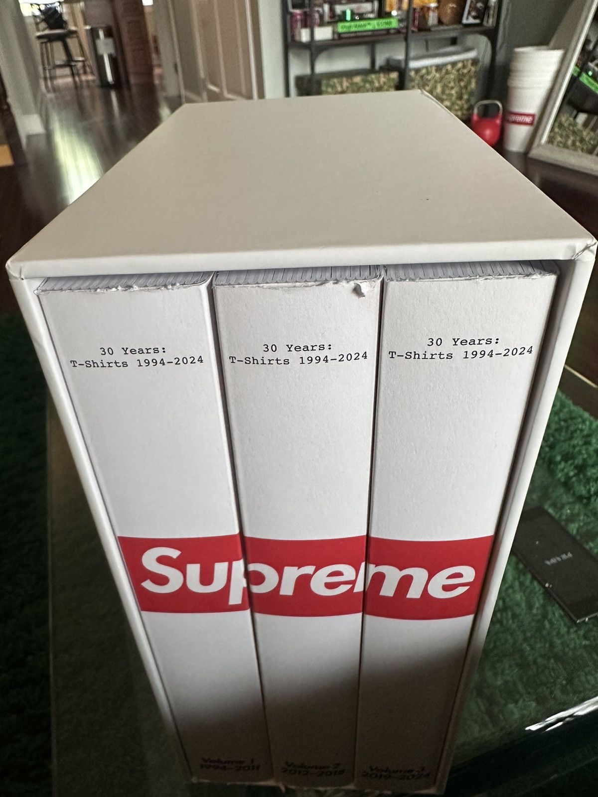 Supreme 30 Years T Shirts 1994 2024 Book 3 Volumes - Size OS - Detail Shot