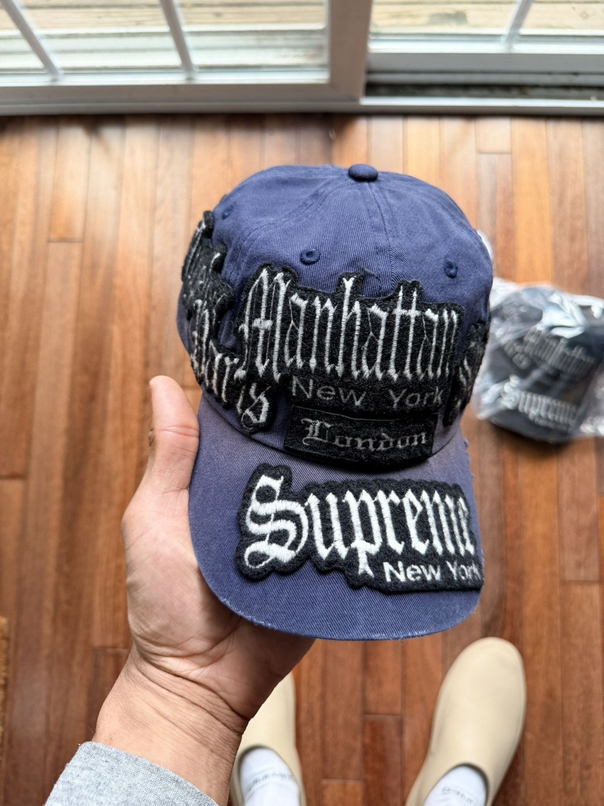 Supreme City Patches 6 Panel Navy - Navy - Size OS - View 6