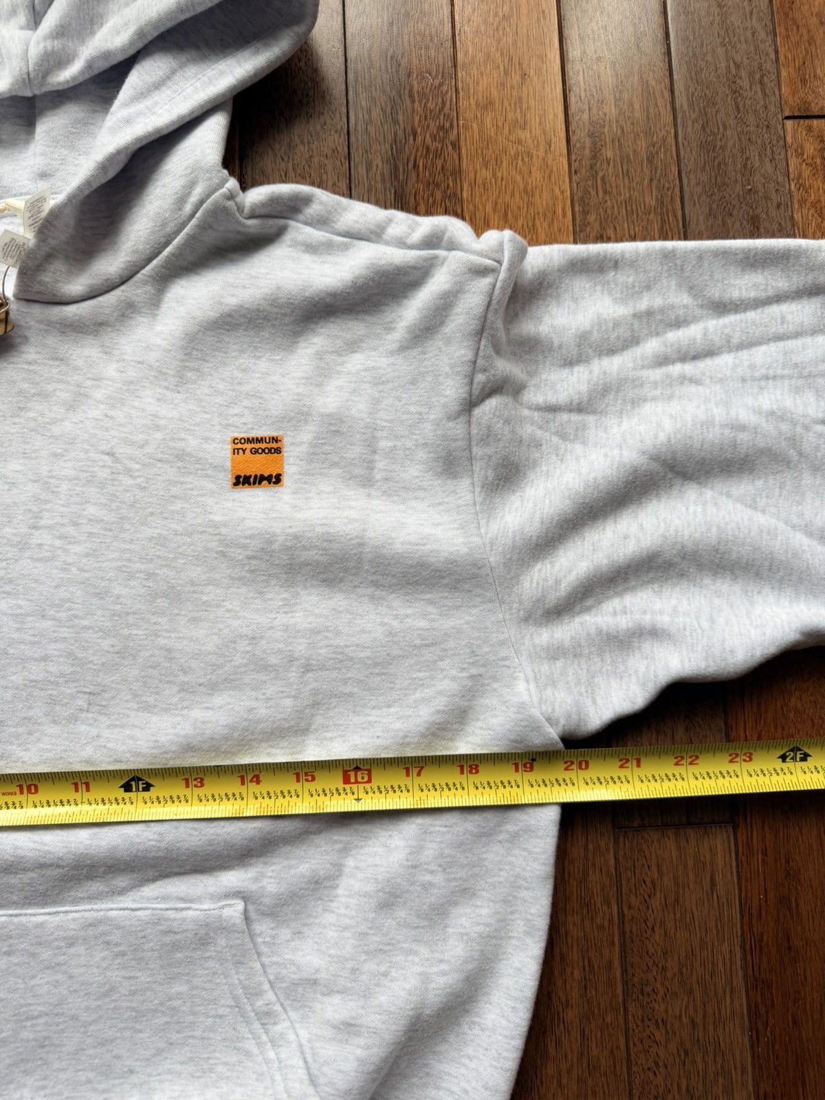 SKIMS x Community Goods NYFW Pullover Hoodie XS - Gray - Size XS - View 6