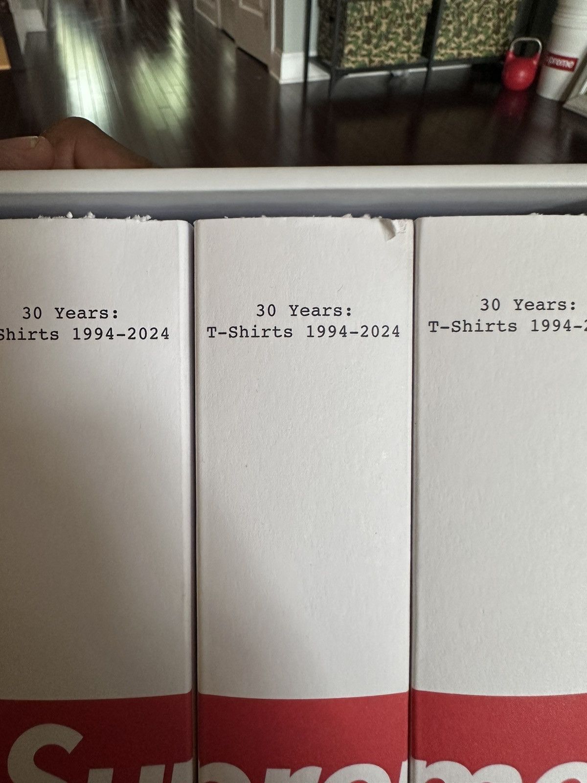Supreme 30 Years T Shirts 1994 2024 Book 3 Volumes - Size OS - Tag/Label