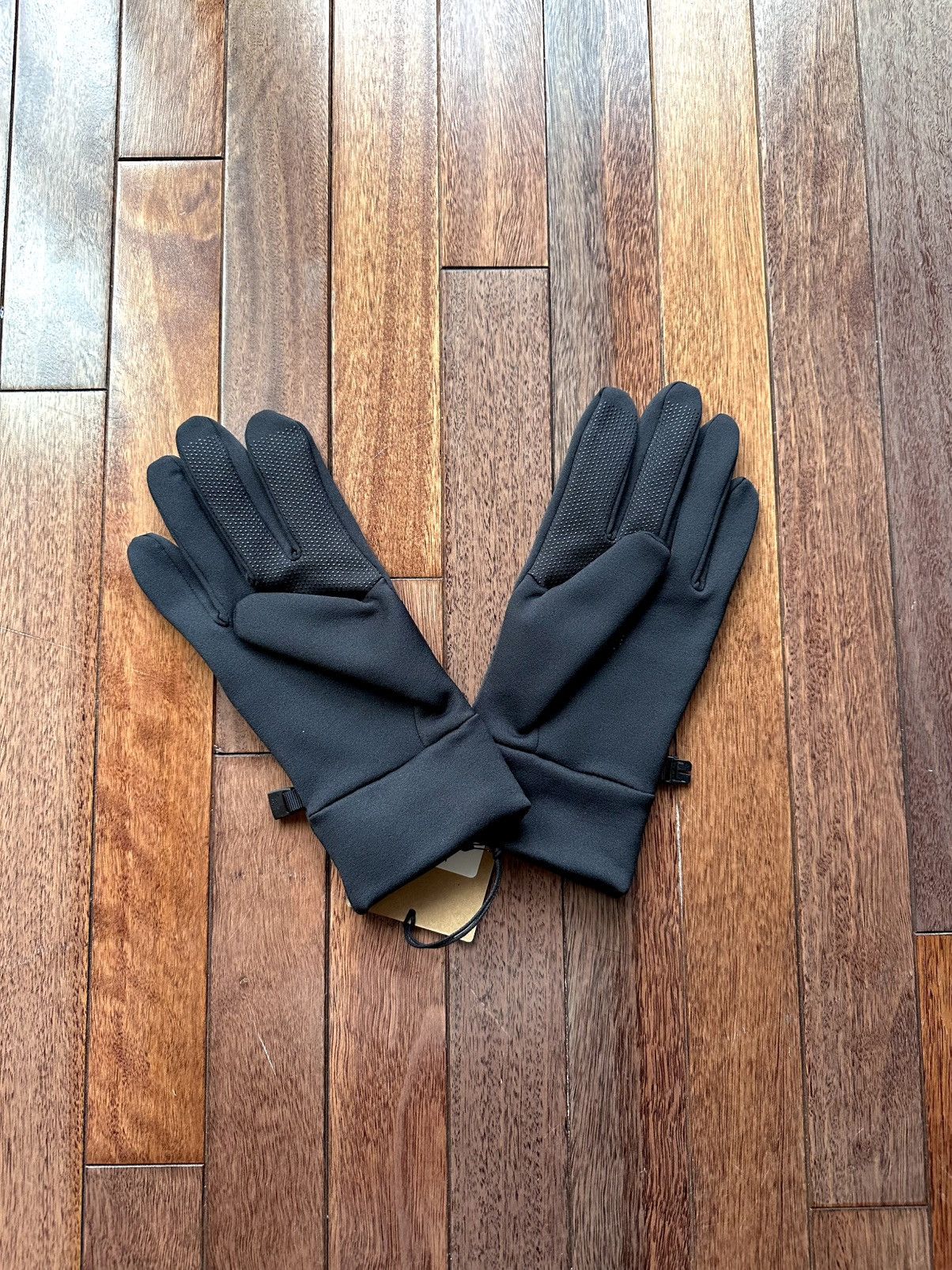 SKIMS x The North Face Gloves Black - Black - Size OS - Back View
