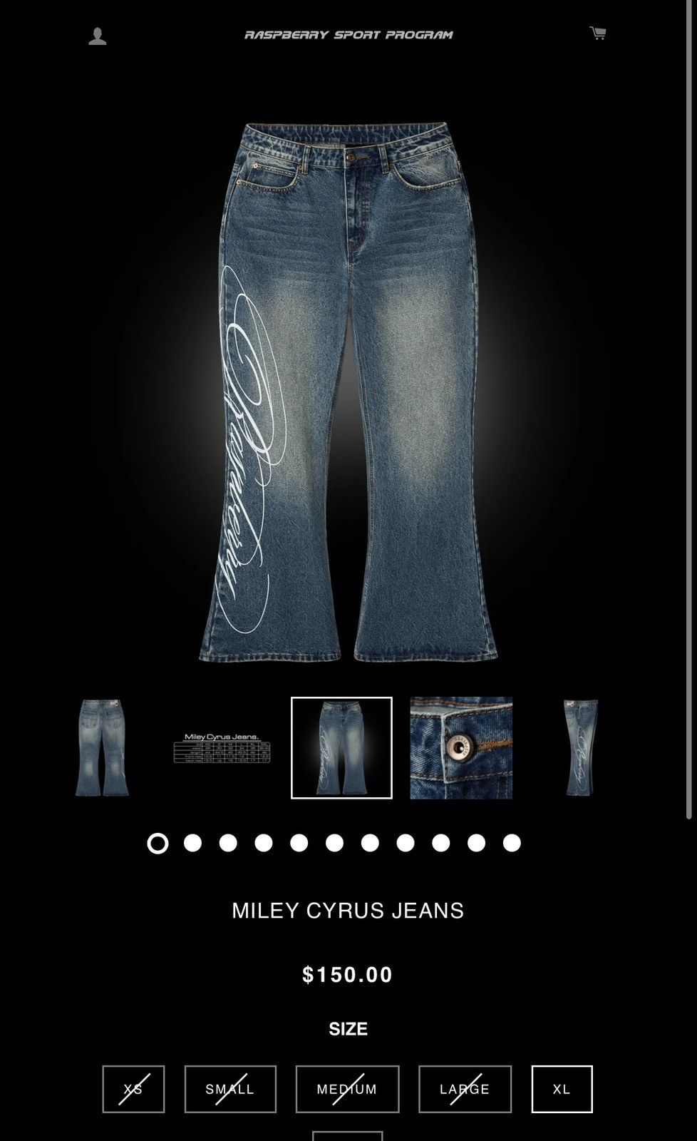 The GV Gallery Gv Gallery Raspberry Hills Miley Cyrus Denim - Size 36 - View 11