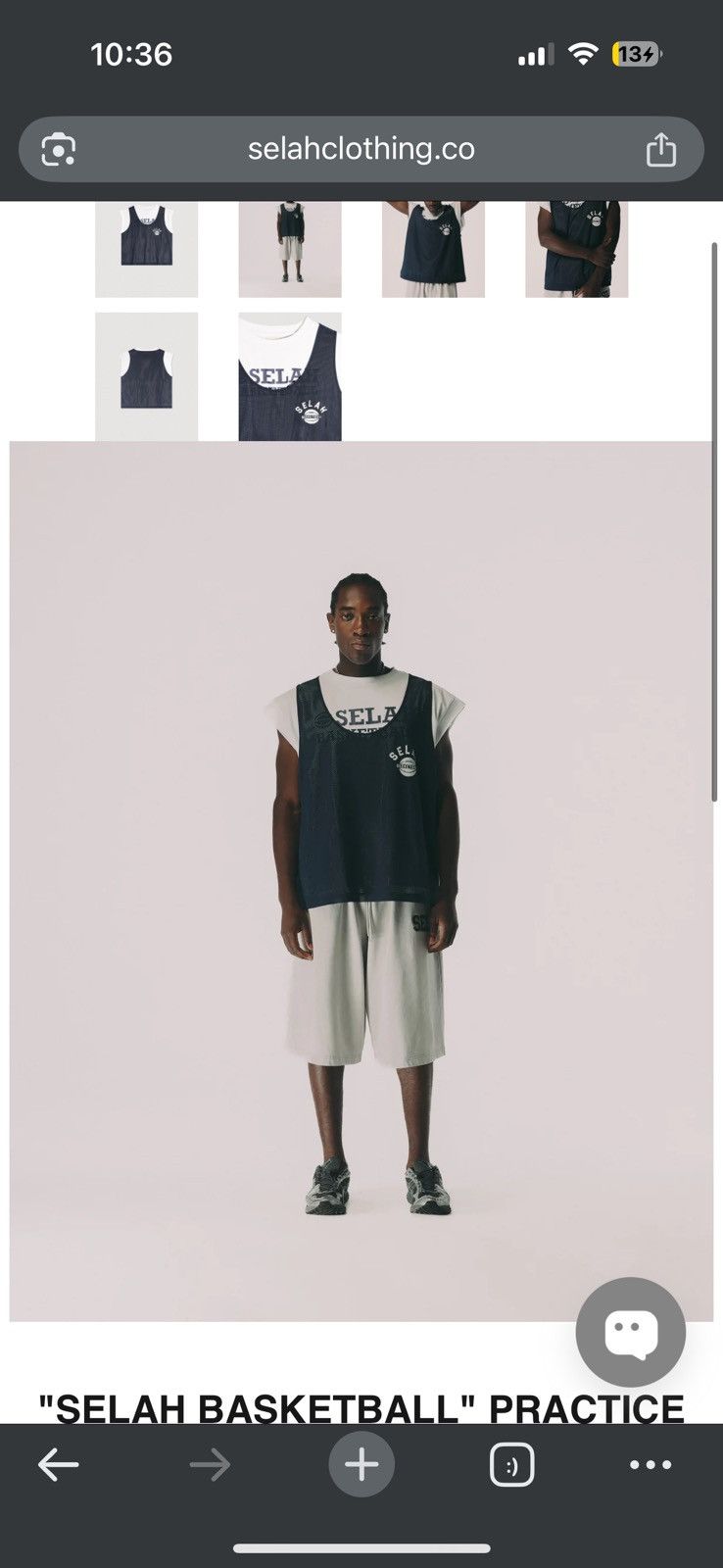 Other Selah Basketball Practice Jersey Cut Off Tee Large - Size L - View 6