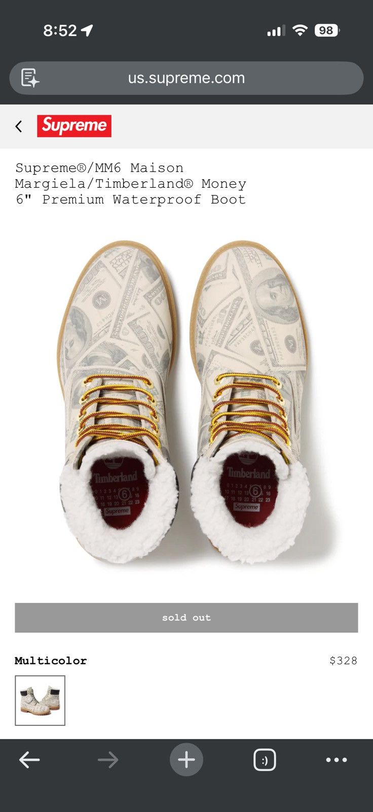 Maison Margiela x Supreme10. Maison Margiela X Supreme Supreme Mm6 Maison Margi - Multicolor - Size 5 - View 12