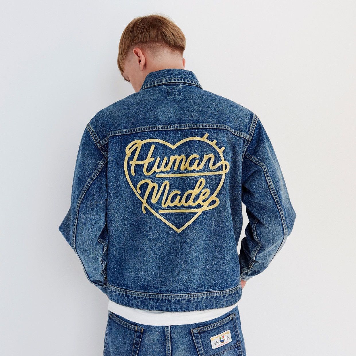 Human Made Storm Cowboy Denim Jacket Type 1949 Indigo - Size M - Tag/Label