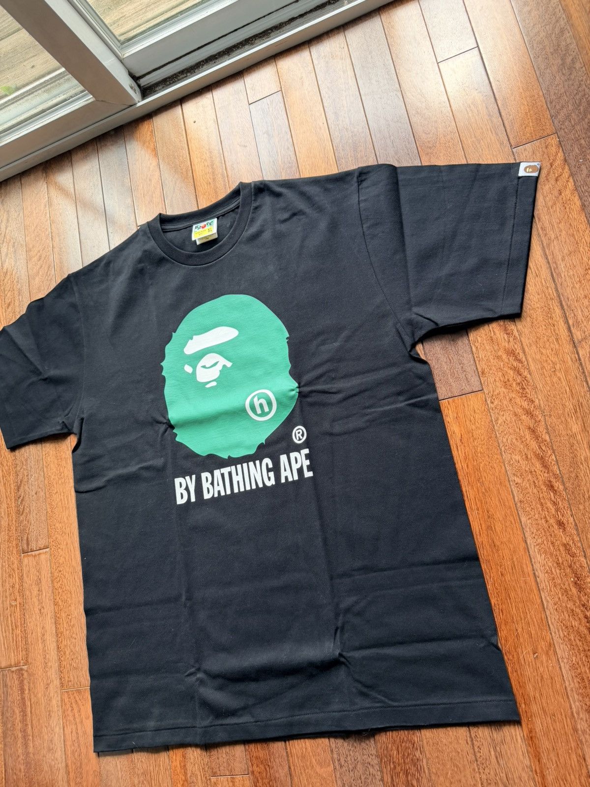 Bape X Hidden Bathing Ape Tee Black - Black - Size XL - Back View