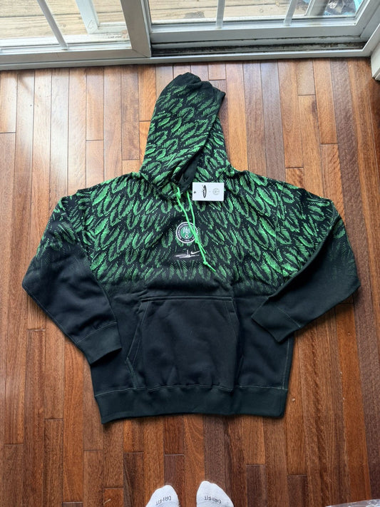 Nike Nigeria Slawn Soccer Fleece Hoodie World Cup Large - Size L - Front View