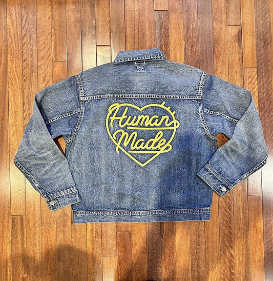 Human Made Storm Cowboy Denim Jacket Type 1949 Indigo - Size M - Front View