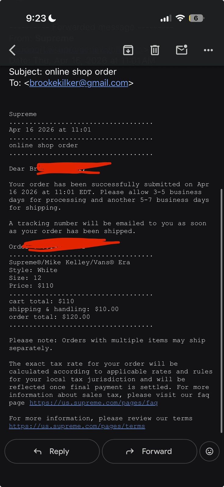 Supreme x Vans Supreme Mike Kelley Vans Era 12 White - White - Size 12 - View 11