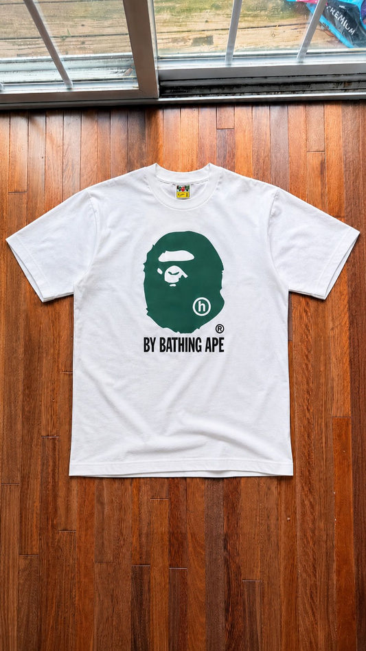 Bape X Hidden Bathing Ape Tee White - White - Size XL - Front View