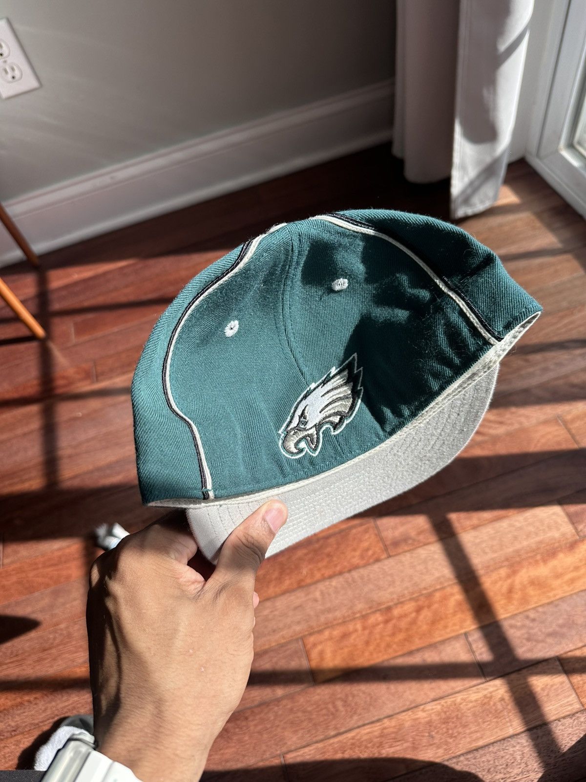 NFL Philadelphia Eagles Equipment Fitted Hat 7 25 7 1  - Green - Size OS - Back View