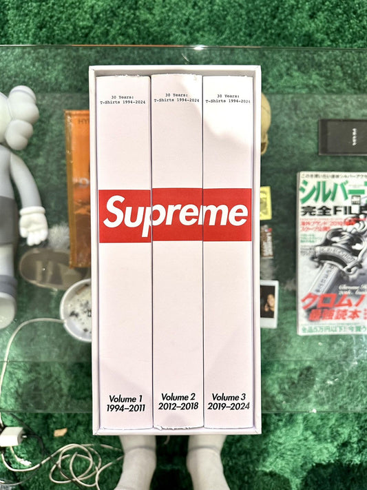 Supreme 30 Years T Shirts 1994 2024 Book 3 Volumes - Size OS - Front View