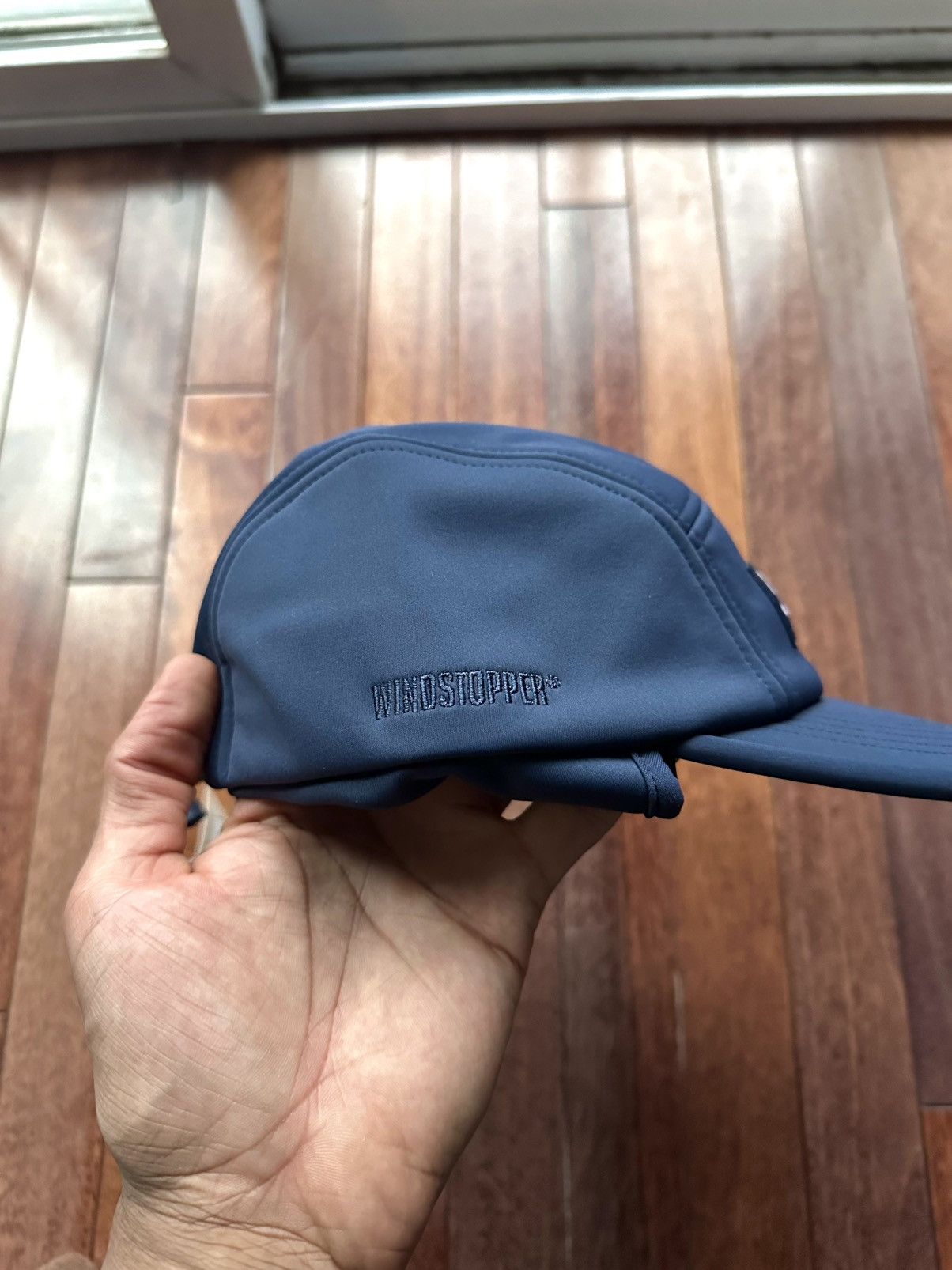 Supreme Windstopper Earflap Camp Cap Hat Navy - Navy - Size OS - Tag/Label