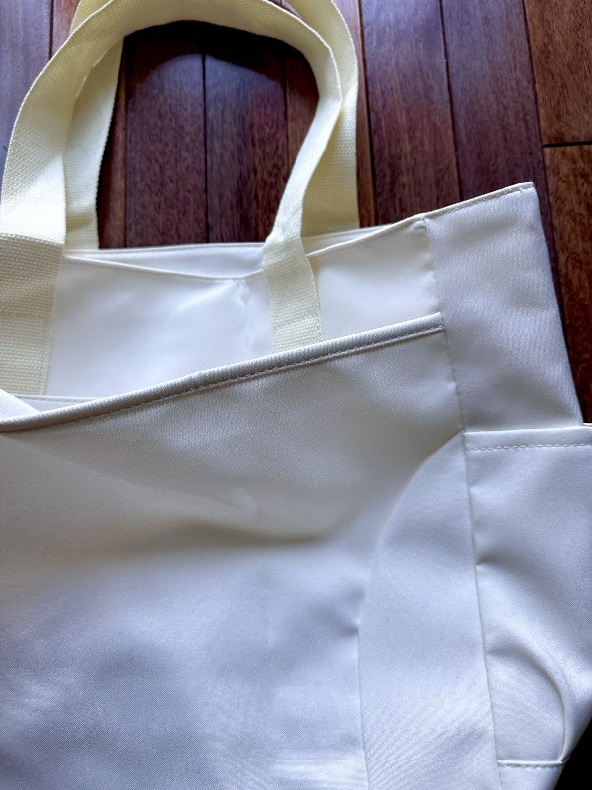 HIDDEN Embroidered Tote Bag Slightly Off White - White - Size OS - View 7