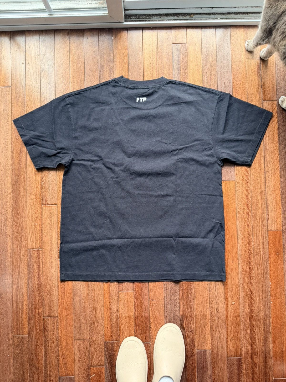 Fuck The Population Ftp  Billboard Tee Scream Black - Black - Size XL - Tag/Label