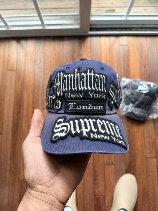 Supreme City Patches 6 Panel Navy - Navy - Size OS - Front View