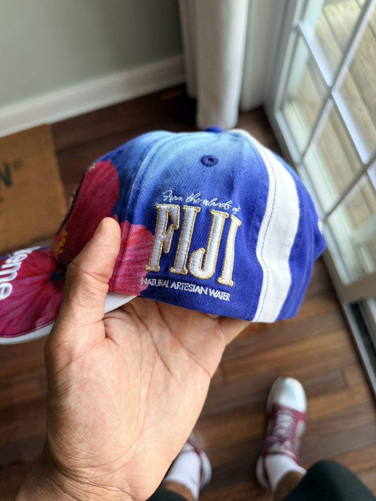 Supreme Fiji 6 Panel Hat Blue - Blue - Size OS - View 6