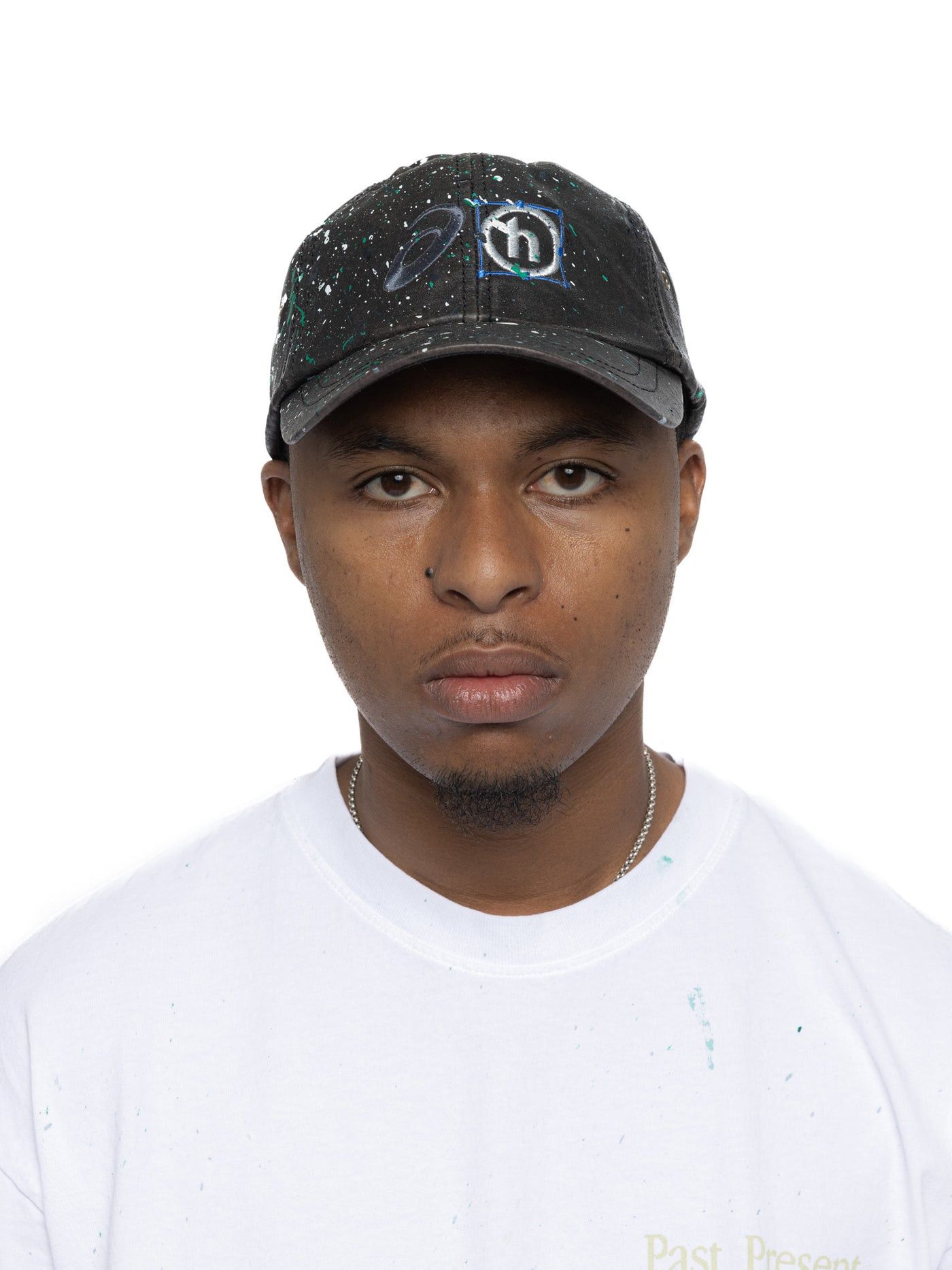 Asics x HIDDEN Painted Washed Leather Hat Black - Black - Size OS - View 14