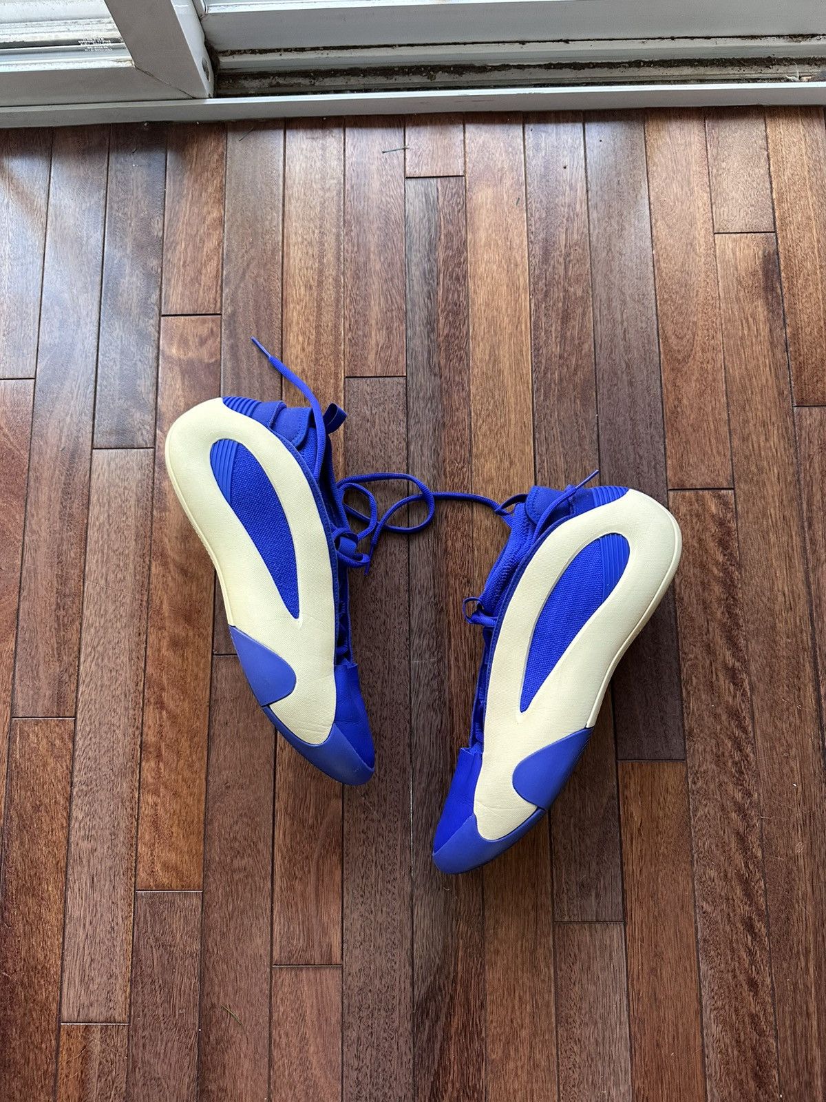Adidas11. Adidas Adidas Harden 8 Blue Fusion 11 5 - Blue - Size 5 - Front View
