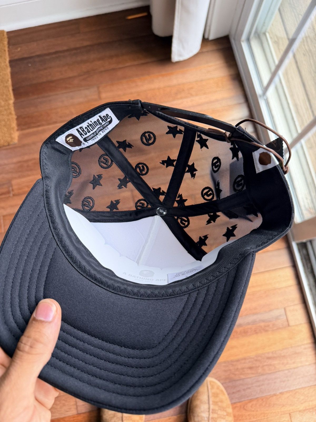 Bape X Hidden  Sta Mesh Cap - Black - Size OS - View 5