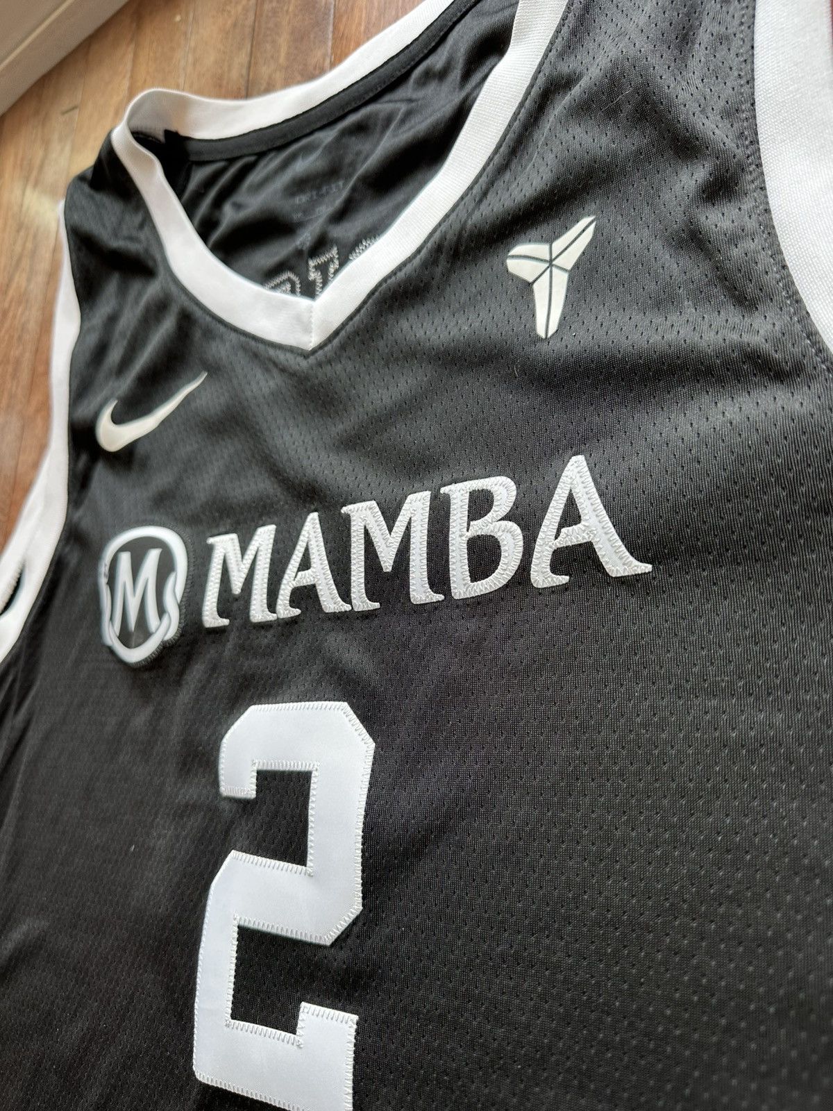 Nike Womens  Gigi Kobe Bryant Mambacita Jersey Black - Black - Size XXL - View 7