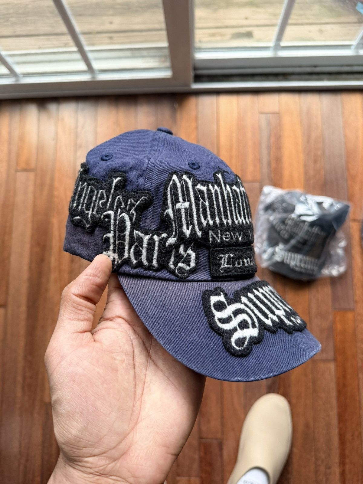 Supreme City Patches 6 Panel Navy - Navy - Size OS - Back View