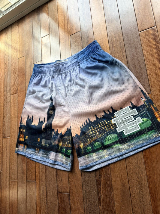 Eric Emanuel London UK Big Ben Shorts - Multicolor - Size 34 (Large) - Front View