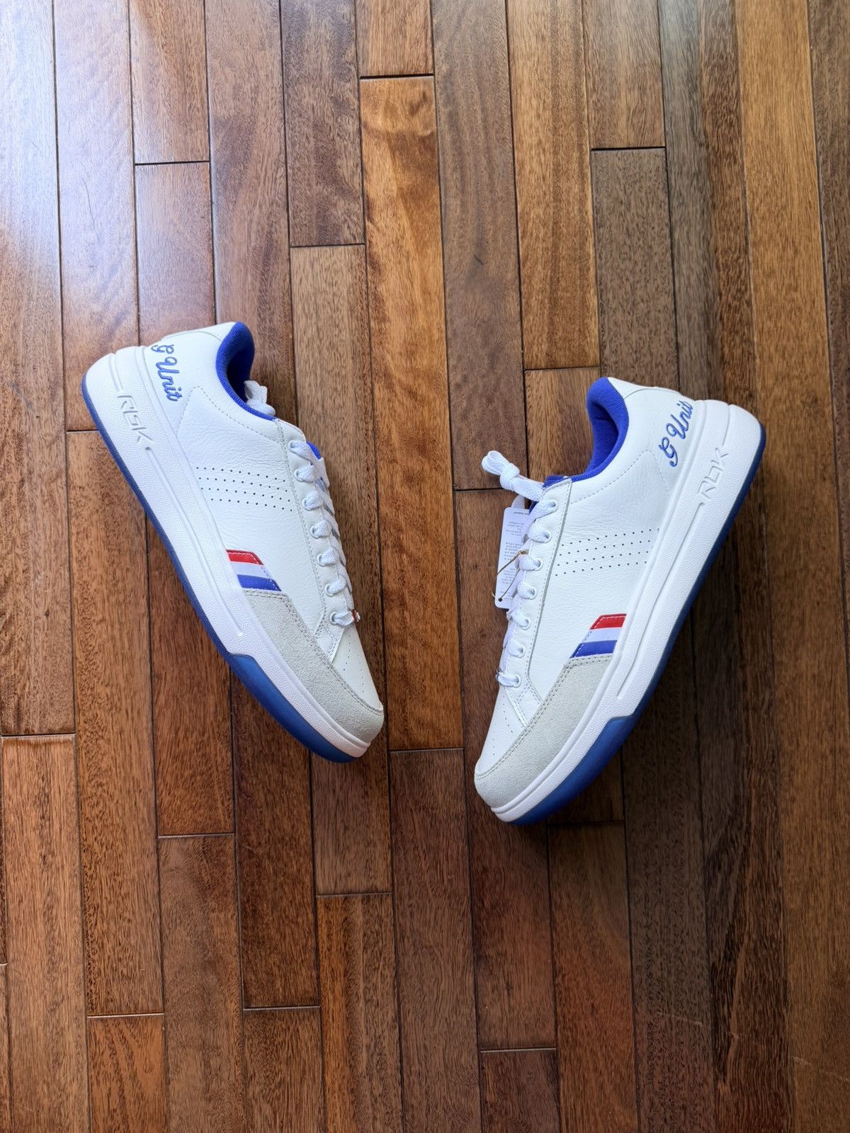 Reebok G-Unit G6 Sneaker - Red / White / Blue - Size 11.5 - Front View