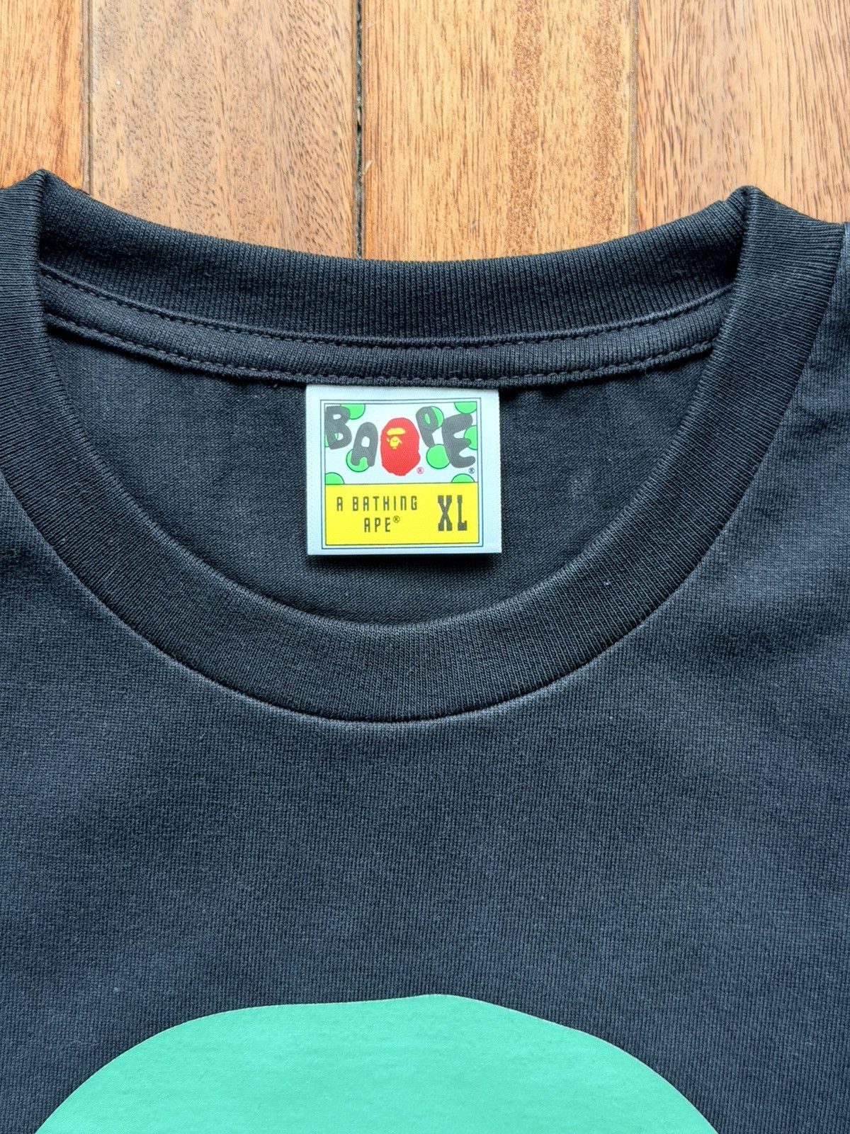 Bape X Hidden Bathing Ape Tee Black - Black - Size XL - View 5