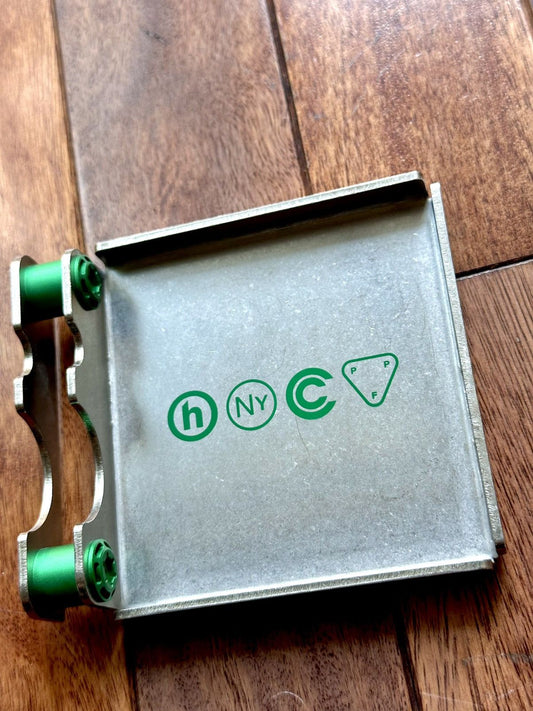 HIDDEN Industrial Metal Ashtray - Size OS - Front View