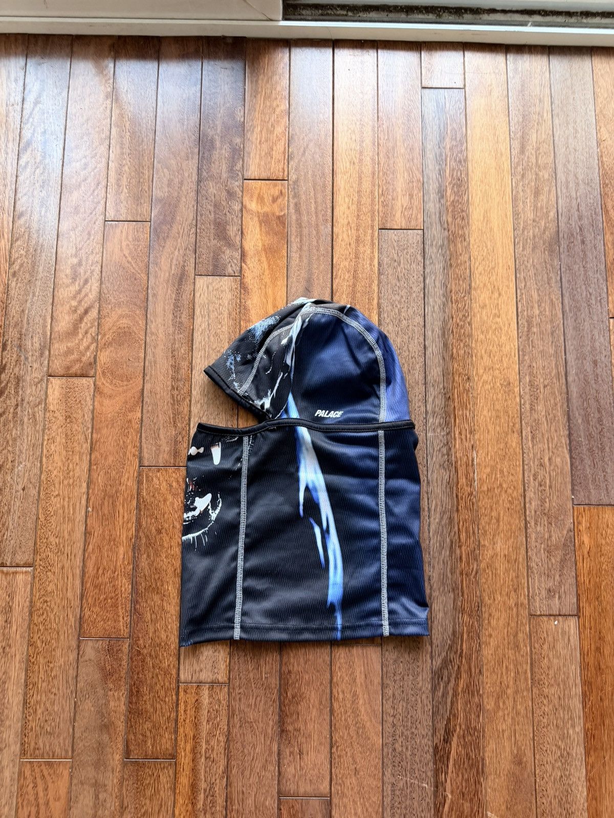 Palace K Nein Paltech Balaclava Black - Black - Size OS - Detail Shot