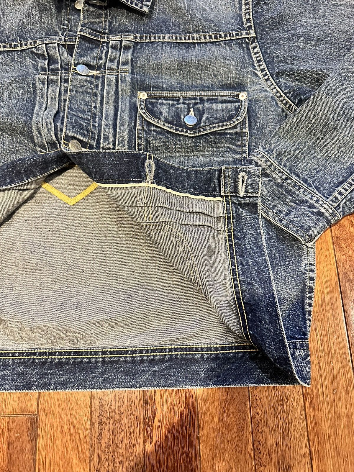 Human Made Storm Cowboy Denim Jacket Type 1949 Indigo - Size M - View 7