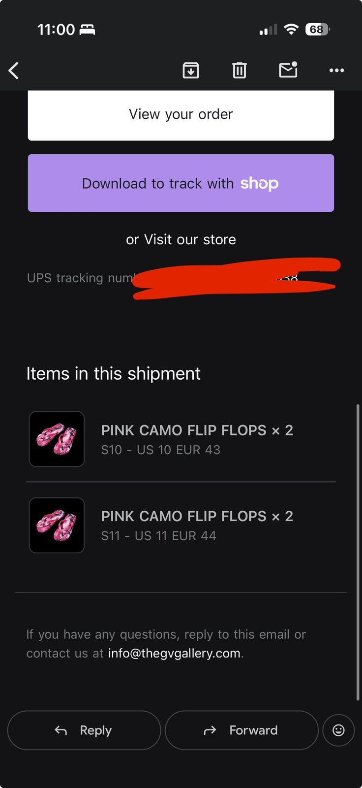 The GV Gallery Raspberry Hills Pink Camo Flip Flops Size 10 - Pink - Size 10 - View 6